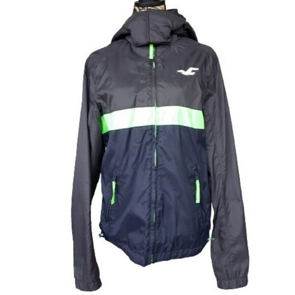 Hollister Women's Hooded Coat M Lightweight Insulated Sports Hood Medium NWOT - Picture 1 of 8